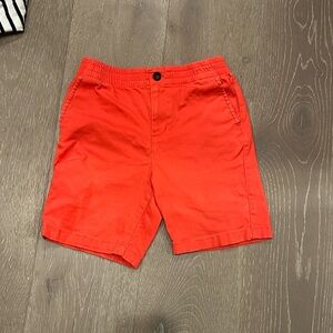 Janie and Jack Bright Red Flat Front Shorts